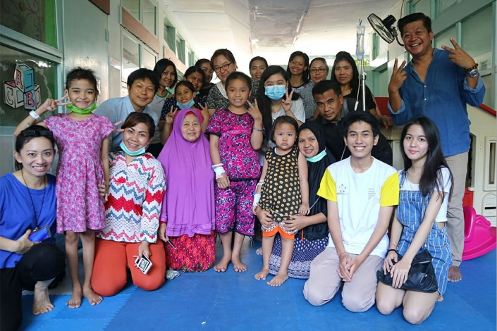 Visiting Cancer Children at Sanglah Hospital Denpasar Bali