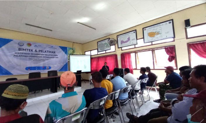 Fisherman Skill Certification Technical Guidance, AP2HI Sustainable Fisheries Training (introduction and handling of Endangered Threatened and Protected Species/ETP, FAD Management, Waste Management, Safety at Sea, and Socialization of Human Rights & social obligations of fishing vessel crews